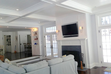 Family room - traditional family room idea in New York