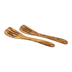 Le Souk Olivique - Olivique Slotted Spatulas, Set of 2 - Spatulas