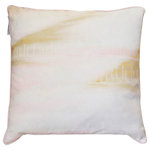 StyleCraft - Austin Allen James-Bloom-Linen Art Printed Pillow-24" x 24" - Enhance your living room or bedroom ambiance with our Bloom throw pillow. This piece, inspired by the artistic designs of Austin Allen James, gives a painterly and abstract look to your furniture pairing. Stuffed with luxurious duck feather cotton, it promises not just style, but comfort that invites relaxation and leisure. Put an artistic spin to your home decor with this eye-catching piece.