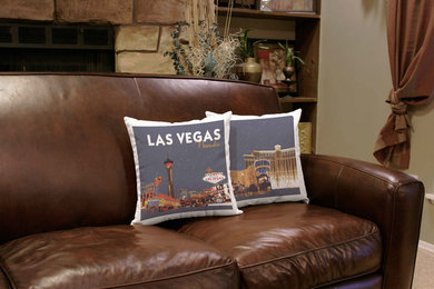 Example of a trendy family room design in Jacksonville