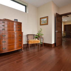 Bright Space & Distressed Floors - Hardwood Flooring