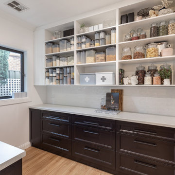 Modern Hamptons Monochrome Kitchen