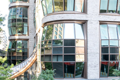 Inspiration for a contemporary exterior home remodel in New York