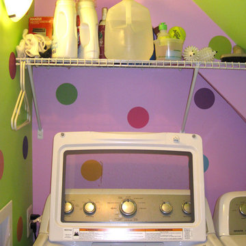New Kitchen 2016 -- front view of laundry space, after