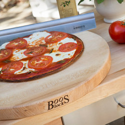 John Boos 18"Diameter x 1 1/2" Reversible Maple Cutting Board - Cutting Boards