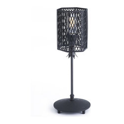 Matrix X 8" Table Lamp | Oil Bronze - Table Lamps