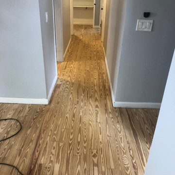 Sanded Southern Yellow Pine Floors - St. Augustine