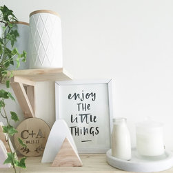 Enjoy The Little Things Print - Drawings And Illustrations