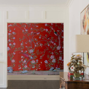 hand painted wallpaper project show