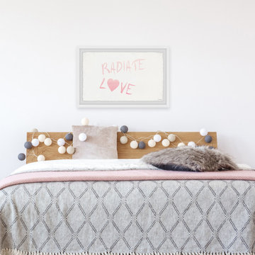 "Radiate Love III" Framed Painting Print