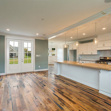Skip Planed Black Flooring- Racehorse Oak