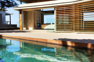 Inspiration for a contemporary exterior home remodel in Other