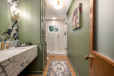 Bathroom - modern bathroom idea in Atlanta
