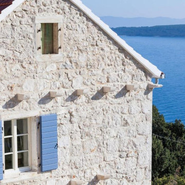 Restoration and conversion of stone house complex on Hvar island