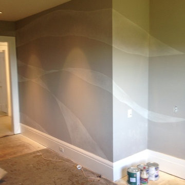 Free form wall pattern