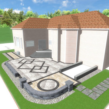 Full Project -Total Back Yard Renovation - Before & After Timeline