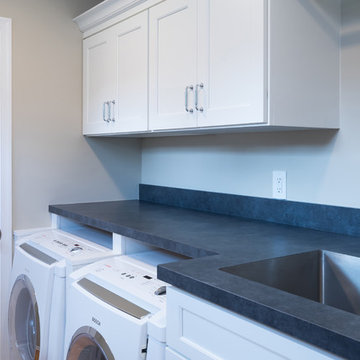 Bright Laundry Room Design in Yardley, PA