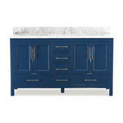 Kendall Blue Bathroom Vanity, 60"