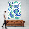 "Jazzy-Blue" Fine Art Giant Canvas print 72"x54"