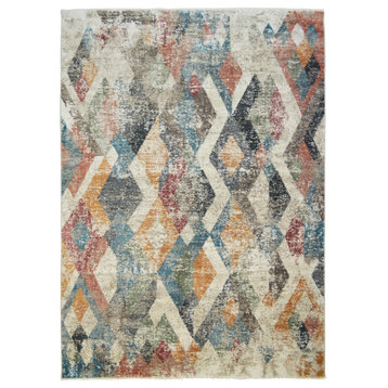 Oxford Lincoln Multi Transitional  Area Rug, 2'1"x7'5"
