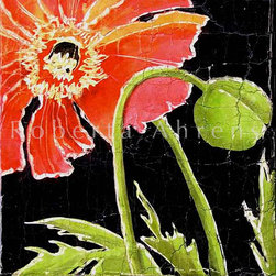 Roberta Ahrens Cracked Linen Botanical Paintings - Products