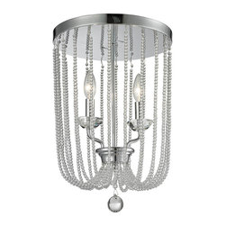 Serenade 429 Chrome Flush Mount Light - Flush-mount Ceiling Lighting