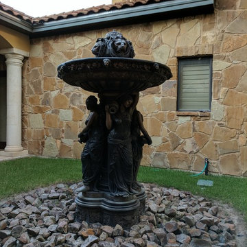 Courtyard water feature