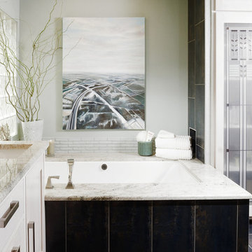 E. 11th Contemporary Master Bathroom Remodel