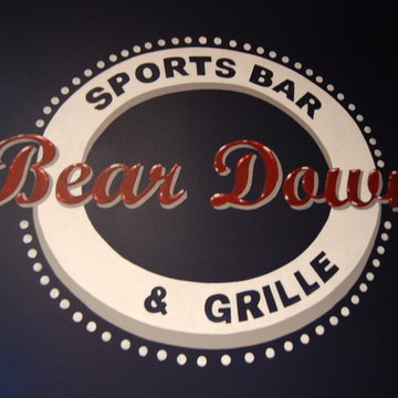 University of Arizona Sports Bar themed Mural by Tom Taylor of Wow Effects