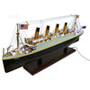 Titanic With Lights Cruise Ship Model