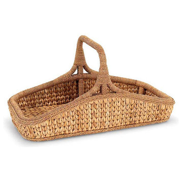 Palm Leaf Sweater Weave Wildflower Basket