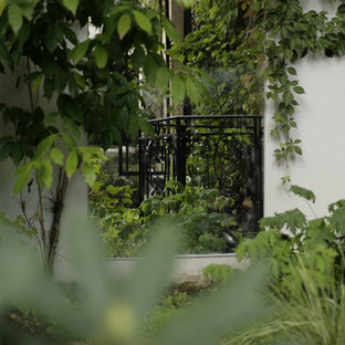 Cette image montre un jardin style shabby chic.