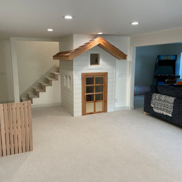 Custom Kids Playroom and Basement