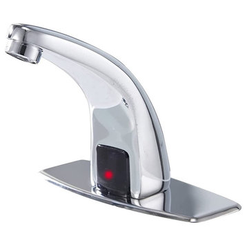 Automatic Touchless Sensor Bathroom Sink Faucets, Chrome