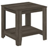 Monarch Contemporary 3 Piece Table Set With Brown Oak Finish I 7883P