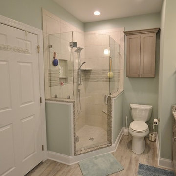 Exton Bathroom Remodel- Builder Grade to WOW!