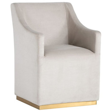 Sunpan Irongate Zane Wheeled Lounge Chair - Piccolo Prosecco
