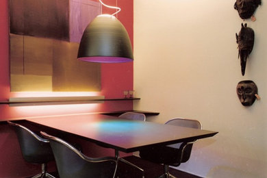 Photo of a contemporary dining room in Barcelona.