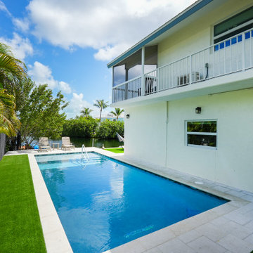 Florida Keys Renovation, Deck, Pool