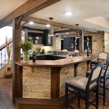 Rustic Basement Renovation, West Chester