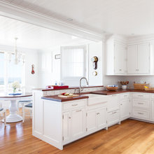 Partial Wall Kitchen Dining Room