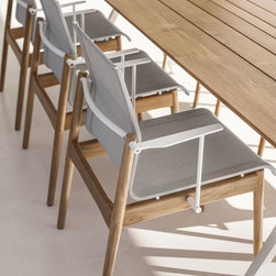 SWAY STACKING CHAIR (TEAK) - Dining Chairs