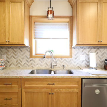 Warm Wood Wonder: White Oak Kitchen Remodel with Smart Storage