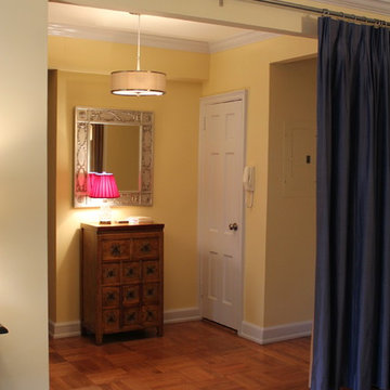 Before decorating, after renovation.