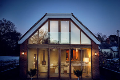 Inspiration for a contemporary house exterior in Kent.