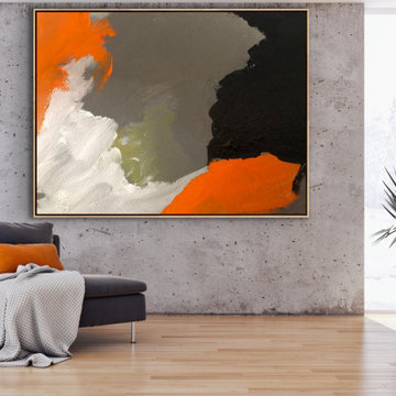 Original Handmade Modern Abstract Custom Art for Modern Contemporary Interiors