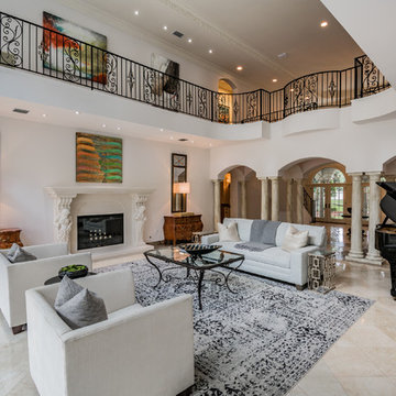 Transitional Living Room
