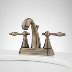Dalles Centerset Gooseneck Bathroom Faucet - Bathroom Sink Faucets