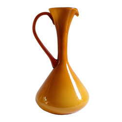 EMPOLI BUTTERSCOTCH AMBER PITCHER - Vases