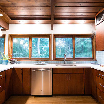 West Lafayette Mid Century Modern Kitchen Remodel